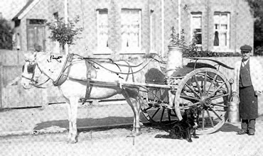 The Berry's milk cart'